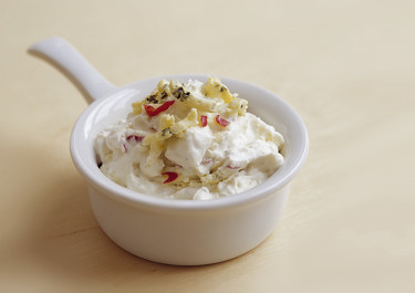 Ädeloströra med äpple