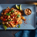 Chicken and prawn pad Thai