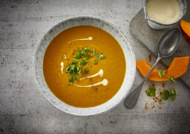 Spiced pumpkin soup