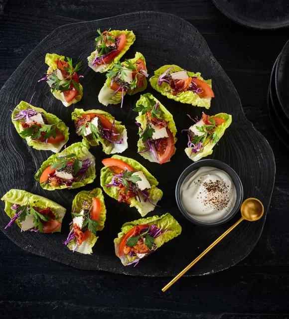 Cos Lettuce Canapes