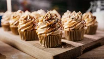 Cupcakes med kaffesmörkräm