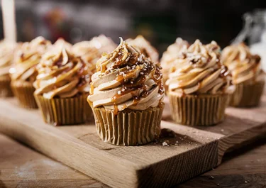 Cupcakes med kaffesmörkräm