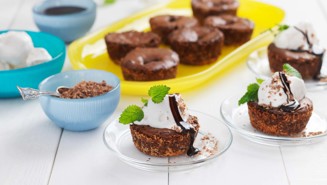 Minttu-mutakakkumuffinssit