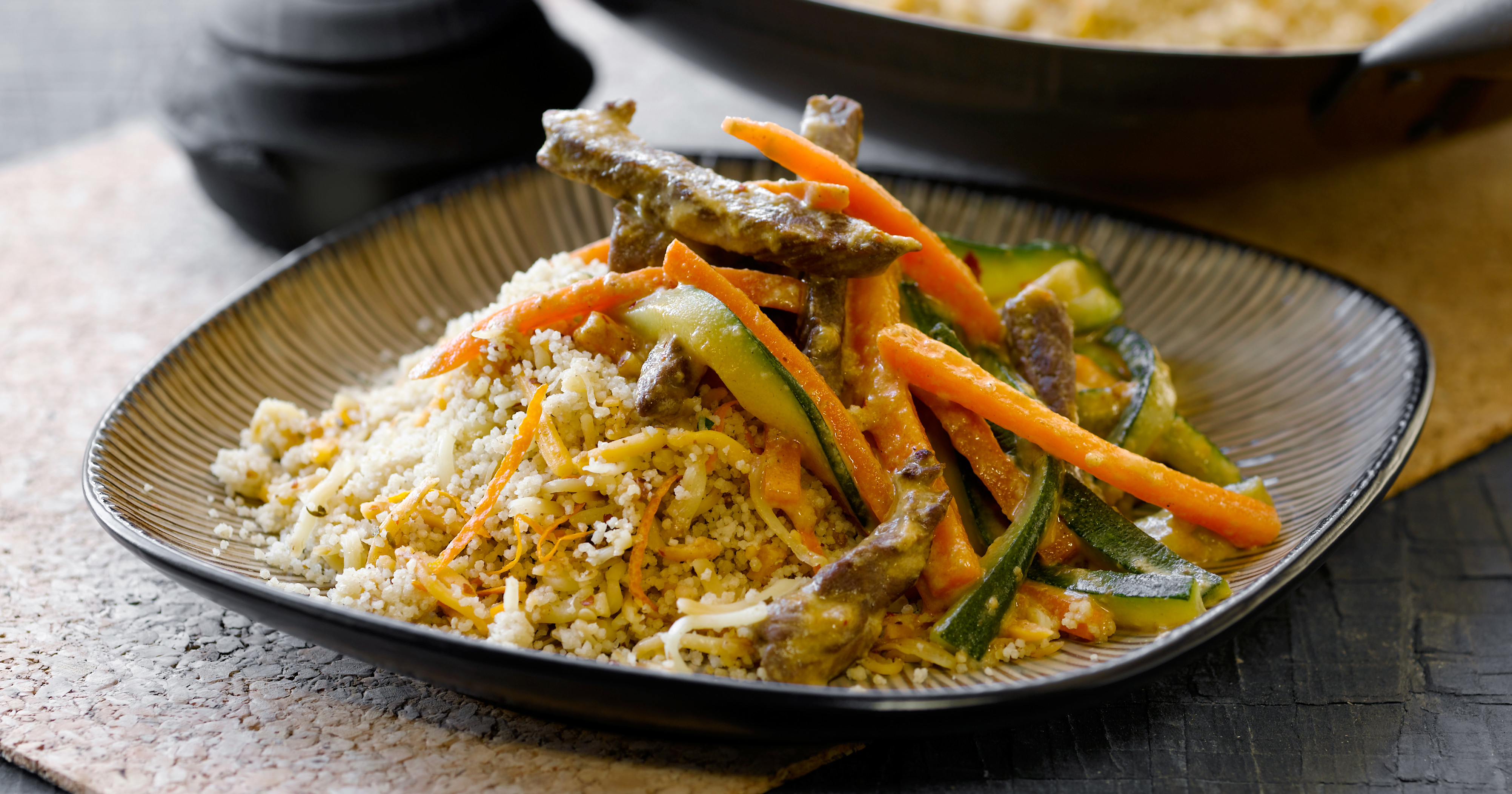 Hot ostecouscous til karrywok