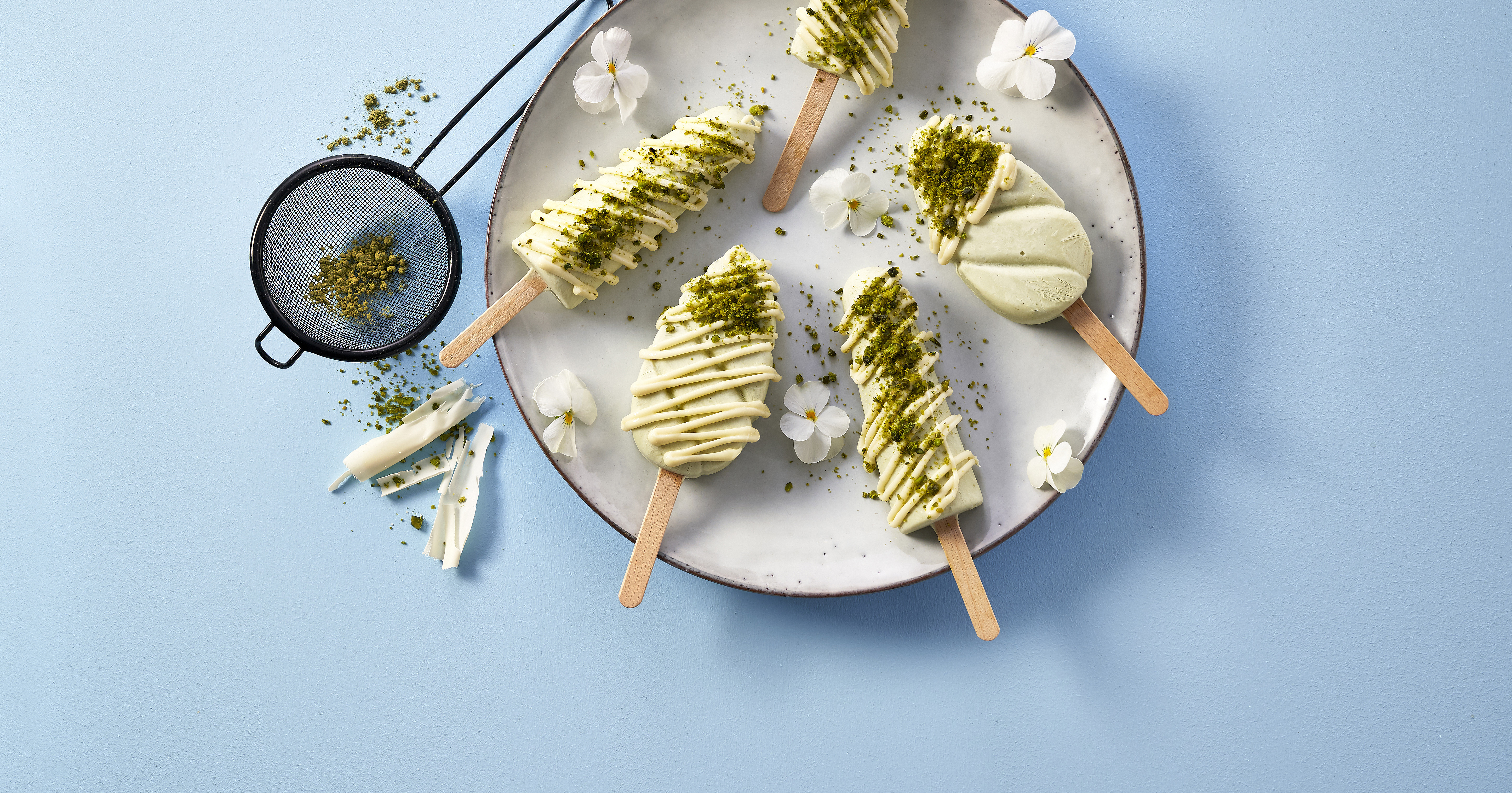 Hjemmelavet is med matcha
