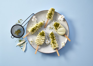Hjemmelavet is med matcha