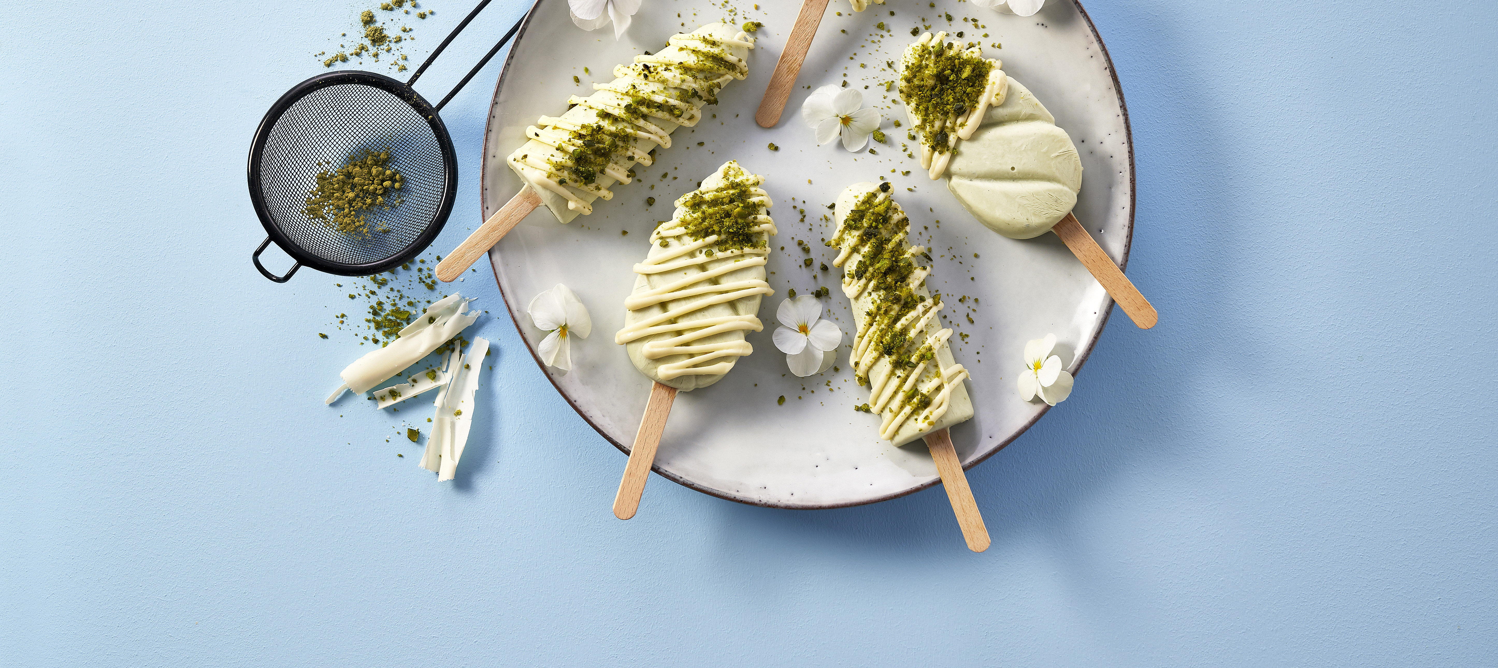 Hjemmelavet is med matcha
