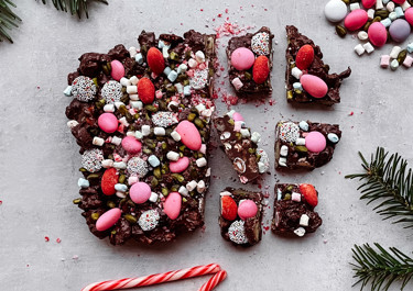 Rocky road med marcipan