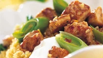 Kycklingcouscous sweet chili