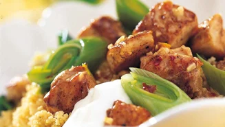Kycklingcouscous sweet chili