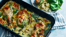 Ovengebakken kip met gnocchi