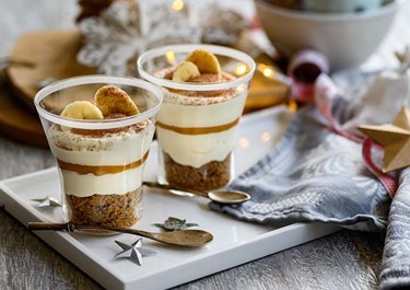 Banoffee σε ποτήρι