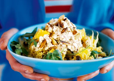 Bulgursallad med kanelröra