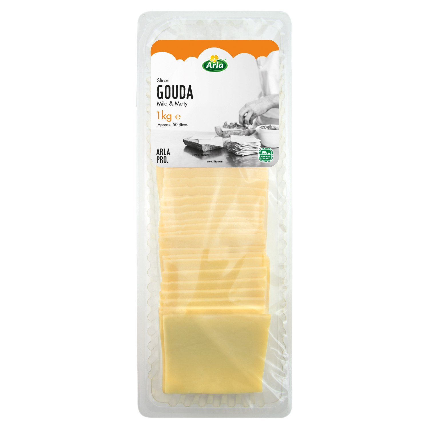 Arla Pro Gouda Cheese Slices 1kg