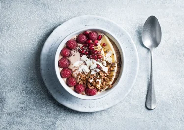 Chocolate smoothie bowl