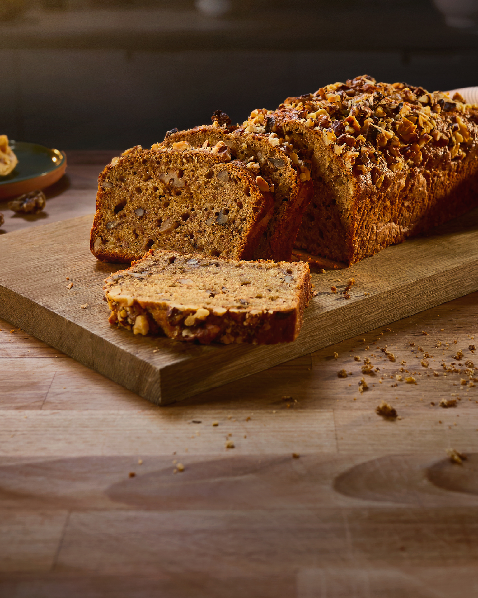 Bananbrød med valnødder