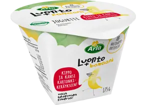 Arla Luonto+ AB banaanijogurtti 175g laktoositon