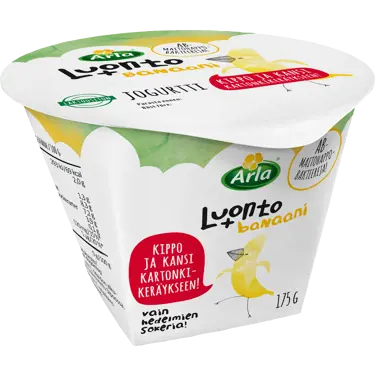 Arla Luonto+ AB banaanijogurtti 175g laktoositon