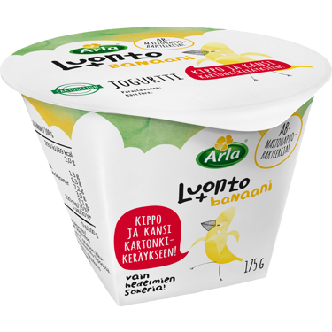 Arla Luonto+ AB banaanijogurtti 175g laktoositon