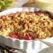 Rhubarb crumble