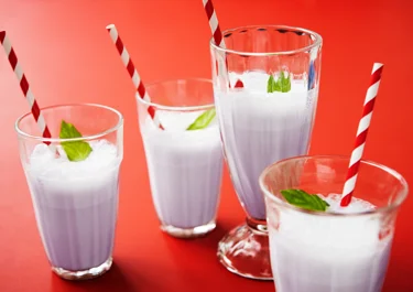 Milkshake med mynta