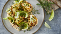 Bagt blomkål i airfryer