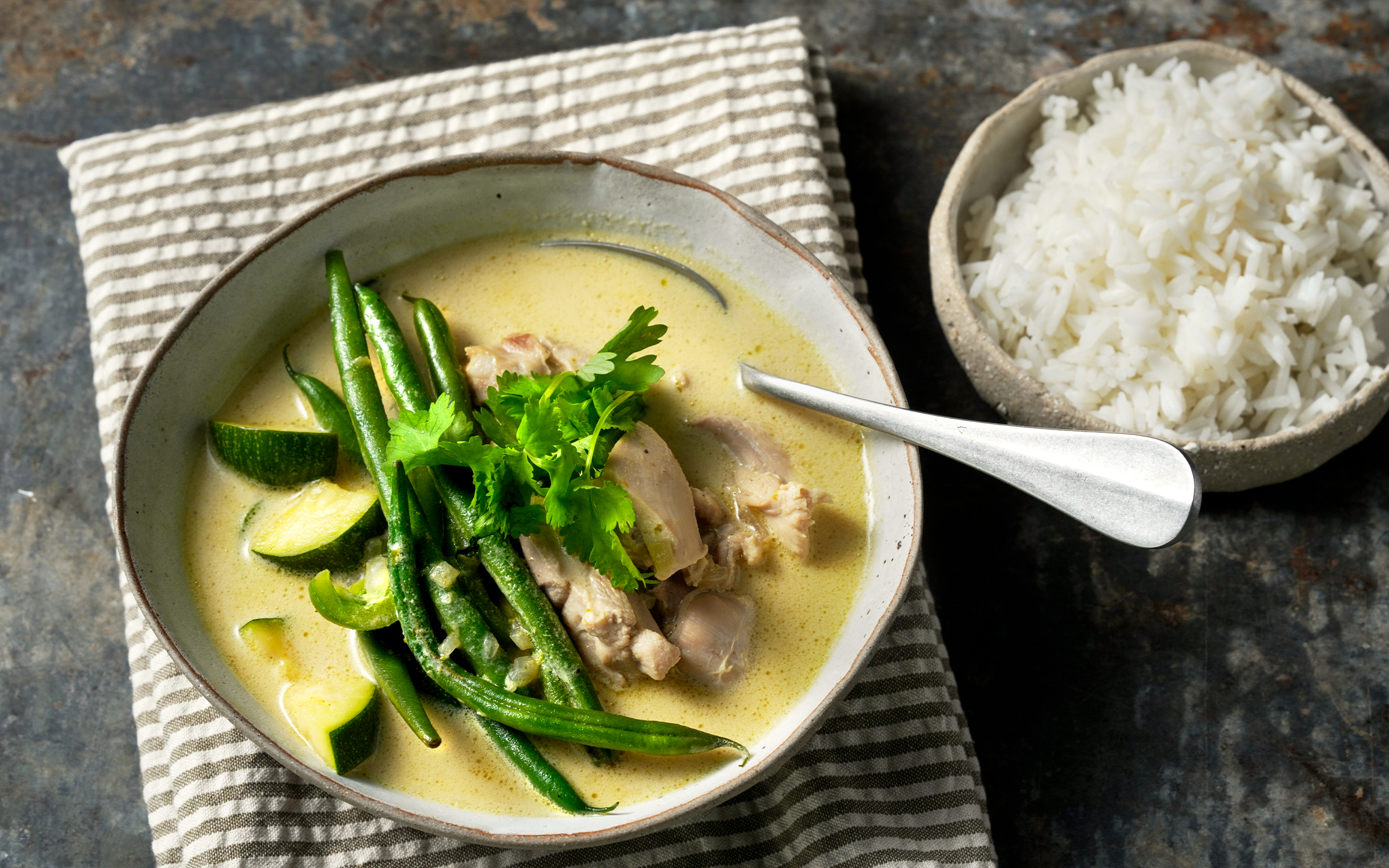 Kyckling i grön curry