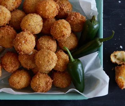 Bouchées au fromage pimenté