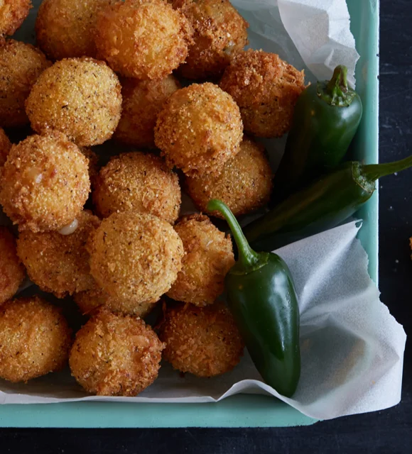 Bouchées au fromage pimenté
