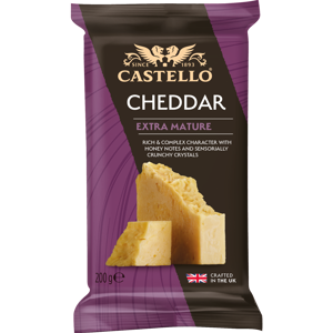 Castello® Queso Cheddar extra madurado