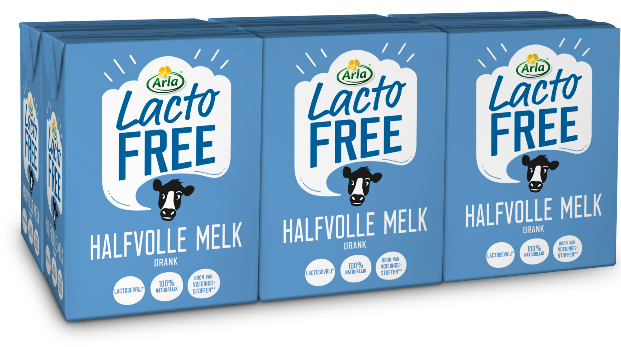 Lactosevrije halfvolle melkdrank 200 ml