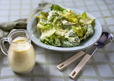 Caesardressing utan sardeller
