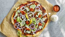Kebab-pizza