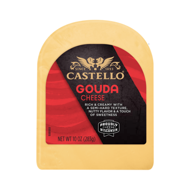 Castello® Gouda Cheese Cake Cut Deli Wedge