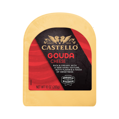 Castello® Gouda Cheese Cake Cut Deli Wedge