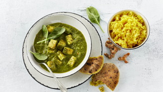 Palak paneer