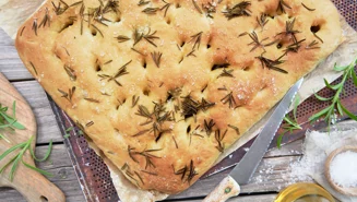 Focaccia brød