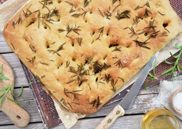 Focaccia brød