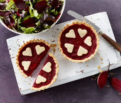 Beetroot tarts