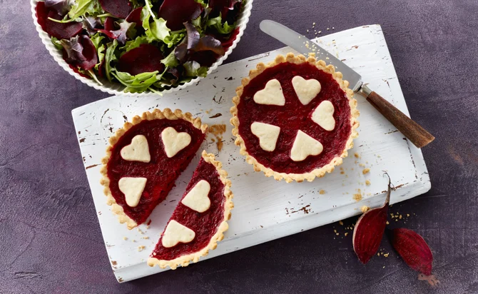 Beetroot tarts