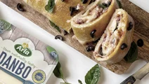 Pizza stromboli con Arla Queso en lonchas Danbo