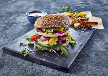Halloumi burger