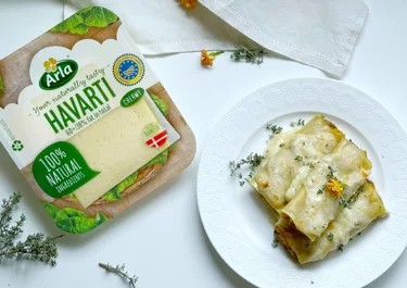 Canelones de calabaza y Arla Havarti