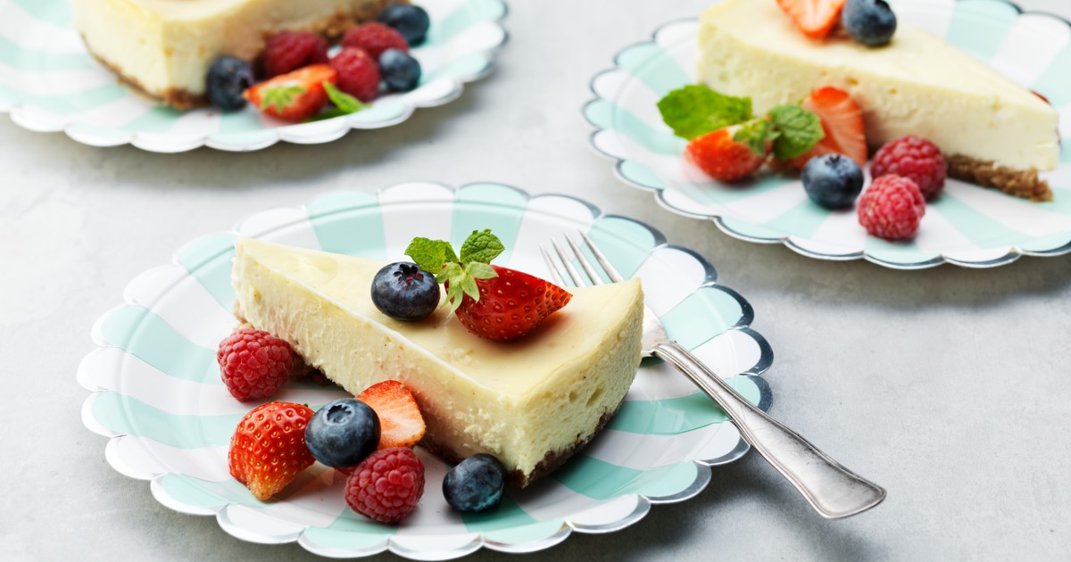 Recept voor witte chocolade cheesecake | Arla - Recept | Arla