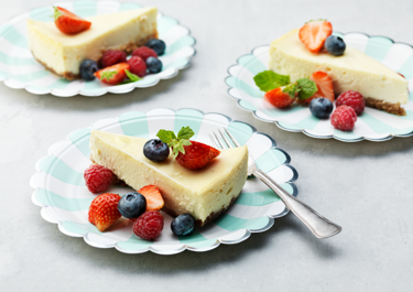 White chocolate cheesecake