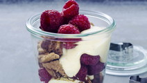 Nem hindbærdessert