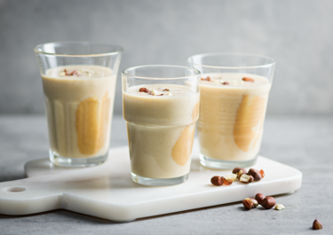 Banaanismoothie maapähkinävoin kera