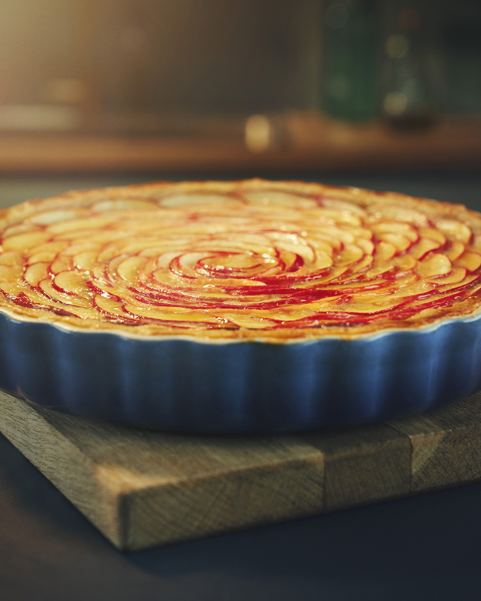 Æble-frangipane-tærte