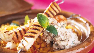 Fiskspett med italienskt smör