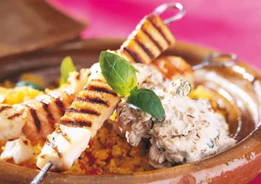 Fiskspett med italienskt smör